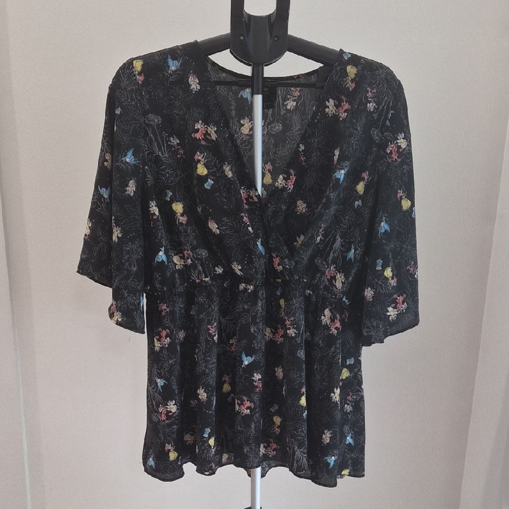 Torrid Disney Mice Jaqjaq Gusgus Blouse Cinderella Size 2x